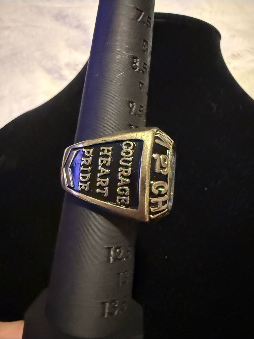 New York Champions Gold Tone and Blue Team Ring Walgreens - Picture 3 of 8